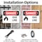 Signmission Gas Line Danger Sign, Plastic, 10in W x 7in L, 2PK OS-2PACK-DS-P-710-L-1272 - alternate 3